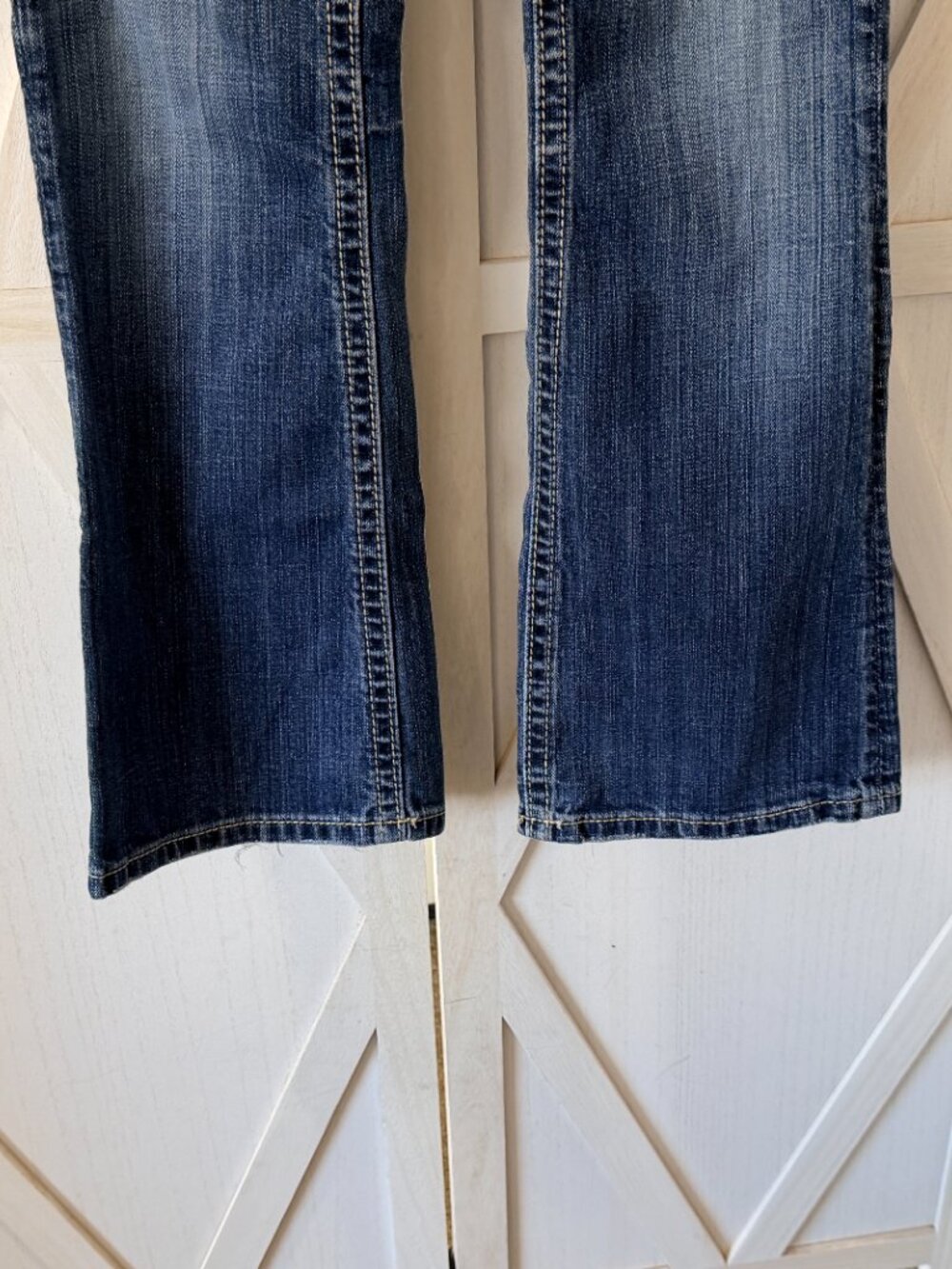 MEK Denim Cape Town Low Rise Bootcut Distressed Y2K Jeans Size 26 - Picture 6 of 7